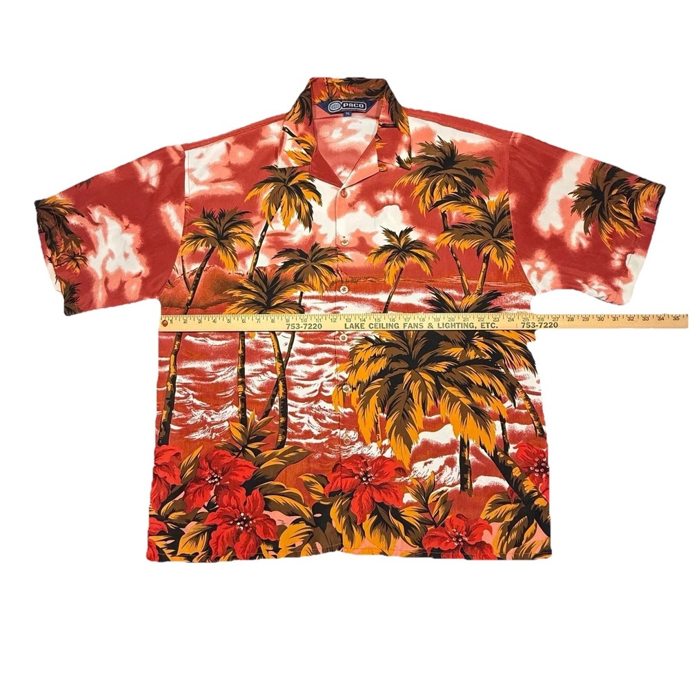 Vintage PACO Hawaiian‎ Shirt XXL - Picture 6 of 14